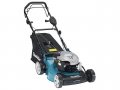Газонокосилка бензиновая MAKITA PLM 4622 N самоходная (3.4 л.с., шир. 460 мм, выс. 20-70 мм, мульчир. стальн. корпус, травосборник 60 л)