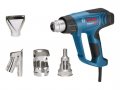 Термовоздуходувка BOSCH GHG 23-66 в чем. + набор сопл (2300 Вт, 10 скор., 50-660 °С, плавн. рег., с доп. ЖКИ дисплей)