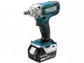 Аккум. ударный гайковерт MAKITA DTW 190 RME в чем. (18.0 В, 2 акк., 4.0 А/ч Li-Ion, посадочн. квадрат 1/2 