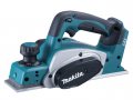 Аккум. рубанок MAKITA DKP 180 Z в кор. (18.0 В, БЕЗ АККУМУЛЯТОРА, 14.000 об/мин, ширина: 82 мм, макс.глубина: 2,5 мм, 3,4 кг.)