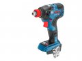 Аккум. ударный гайковерт BOSCH GDX 18V-200 C Professional в кор. (18.0 В, 1 акк., Li-Ion, посадочн. квадрат 1/2, внутр. шестигр. 1/4 
