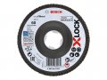 Круг лепестковый 125х22.2 мм G60 плоский BEST FOR METAL X-LOCK BOSCH