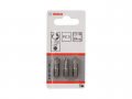 Насадка (бита) крестообразная PZ3 25 мм BOSCH Extra Hart (3 шт.) (посадочн. шестигранник 1/4 