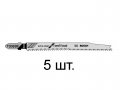 Пилка лобз. по дереву/ламинату T308BF (5 шт.) BOSCH (пропил прямой, тонкий, для точного реза, в т.ч. в твердой древисине)