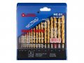 Набор сверл по мет. 19шт (1-10мм) НС-21 Р6М5 TIN (ОАО 