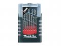 Набор сверл по металлу MAKITA M-force 1-13 мм, (25 шт.) (По металлу, 1-13 мм, 25 шт.)