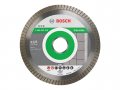 Алмазный круг 125х22 мм по керамике Turbo BEST FOR CERAMIC EXTRA-CLEAN BOSCH (сухая резка)