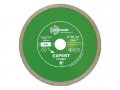 Алмазный круг 180х25,4 мм по керамике сплошн.ультратонкий Hot Press (1.8мм) (Trio-Diamond)