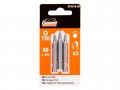 Насадка TORX T20 50мм  3шт GEPARD (GP3510-50) (бита звездочка шестилучевая звезда сталь S2  магнитная)