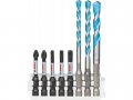Набор бит и сверл BOSCH Impact Control (8 пр.) (3 сверла 5,6,8мм, 5 бит PH2, PZ2, T20, T25, T30 50 мм)