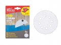 Шлифлист 125мм круг Р240 д/краски самосцепл. 8 отв. 5 шт. WORTEX