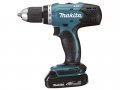 Аккум. дрель-шуруповерт MAKITA DDF 453 SYX5 в кор. (18.0 В, 1 акк., 1.5 А/ч Li-Ion, 2 скор., 42 Нм, шурупы до 10 мм)