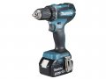 Аккум. дрель-шуруповерт MAKITA DDF 485 RF3J MAKPAC (18.0 В, 3 акк., 3.0 А/ч Li-Ion, 2 скор., 50 Нм, шурупы до 10 мм)